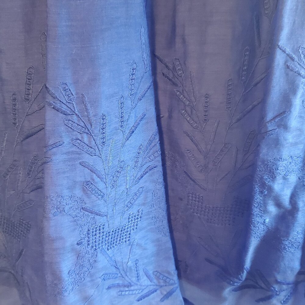 BCBGMAXAZARIA Silk Blend Blue Dress
